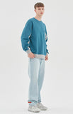 ベドインベド(BADINBAD) FRONT POCKET SPORTS SWEATSHIRT_BLUE GREEN