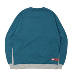 ベドインベド(BADINBAD) FRONT POCKET SPORTS SWEATSHIRT_BLUE GREEN