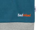 ベドインベド(BADINBAD) FRONT POCKET SPORTS SWEATSHIRT_BLUE GREEN