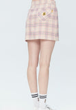 ロマンティッククラウン(ROMANTIC CROWN) TARTAN CHECK WRAP SKIRT_PINK