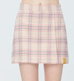 ロマンティッククラウン(ROMANTIC CROWN) TARTAN CHECK WRAP SKIRT_PINK
