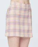 ロマンティッククラウン(ROMANTIC CROWN) TARTAN CHECK WRAP SKIRT_PINK