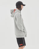 ベドインベド(BADINBAD) GALLERY LOGO HOOD_GREY