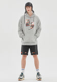 ベドインベド(BADINBAD) GALLERY LOGO HOOD_GREY
