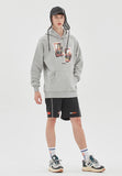 ベドインベド(BADINBAD) GALLERY LOGO HOOD_GREY