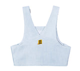 ロマンティッククラウン(ROMANTIC CROWN) GNAC OVERALL VEST_SKY BLUE