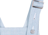 ロマンティッククラウン(ROMANTIC CROWN) GNAC OVERALL VEST_SKY BLUE