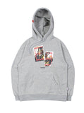 ベドインベド(BADINBAD) GALLERY LOGO HOOD_GREY
