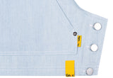 ロマンティッククラウン(ROMANTIC CROWN) GNAC OVERALL VEST_SKY BLUE