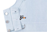 ロマンティッククラウン(ROMANTIC CROWN) GNAC OVERALL VEST_SKY BLUE