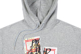 ベドインベド(BADINBAD) GALLERY LOGO HOOD_GREY