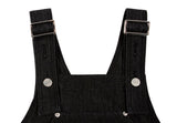 ロマンティッククラウン(ROMANTIC CROWN) GNAC OVERALL VEST_BLACK