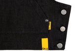 ロマンティッククラウン(ROMANTIC CROWN) GNAC OVERALL VEST_BLACK