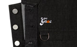 ロマンティッククラウン(ROMANTIC CROWN) GNAC OVERALL VEST_BLACK
