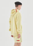 ベドインベド(BADINBAD) GALLERY LOGO HOOD_LIME YELLOW