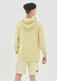 ベドインベド(BADINBAD) GALLERY LOGO HOOD_LIME YELLOW