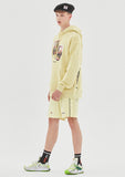ベドインベド(BADINBAD) GALLERY LOGO HOOD_LIME YELLOW