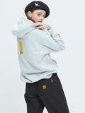 ロマンティッククラウン(ROMANTIC CROWN) GNAC ROLLING LOGO HOODIE_SKY BLUE
