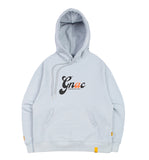 ロマンティッククラウン(ROMANTIC CROWN) GNAC ROLLING LOGO HOODIE_SKY BLUE