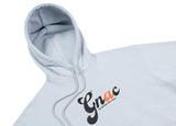 ロマンティッククラウン(ROMANTIC CROWN) GNAC ROLLING LOGO HOODIE_SKY BLUE