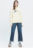 ロマンティッククラウン(ROMANTIC CROWN) GNAC ROLLING LOGO HOODIE_OATMEAL