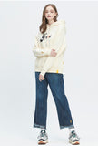 ロマンティッククラウン(ROMANTIC CROWN) GNAC ROLLING LOGO HOODIE_OATMEAL
