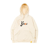ロマンティッククラウン(ROMANTIC CROWN) GNAC ROLLING LOGO HOODIE_OATMEAL