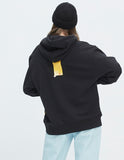 ロマンティッククラウン(ROMANTIC CROWN) GNAC ROLLING LOGO HOODIE_BLACK