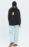 ロマンティッククラウン(ROMANTIC CROWN) GNAC ROLLING LOGO HOODIE_BLACK