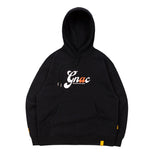 ロマンティッククラウン(ROMANTIC CROWN) GNAC ROLLING LOGO HOODIE_BLACK