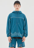 ベドインベド(BADINBAD) BIB BACK POCKET TRACK JACKET_BLUE GREEN