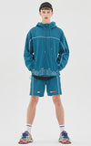 ベドインベド(BADINBAD) BIB BACK POCKET TRACK JACKET_BLUE GREEN