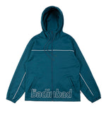 ベドインベド(BADINBAD) BIB BACK POCKET TRACK JACKET_BLUE GREEN