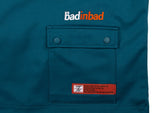 ベドインベド(BADINBAD) BIB BACK POCKET TRACK JACKET_BLUE GREEN