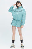 ロマンティッククラウン(ROMANTIC CROWN) GNAC PIPING WINDBREAKER_LIGHT BLUE