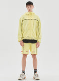 ベドインベド(BADINBAD) BIB BACK POCKET TRACK JACKET_LIME YELLOW