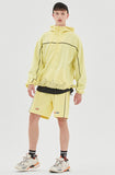 ベドインベド(BADINBAD) BIB BACK POCKET TRACK JACKET_LIME YELLOW