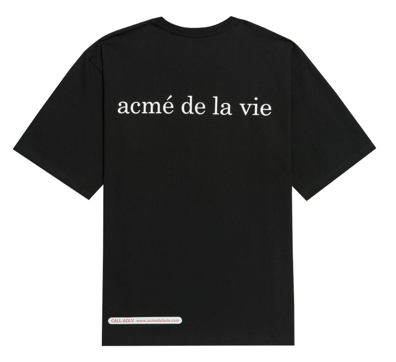 アクメドラビ(acme' de la vie) ADLV BABY FACE SHORT SLEEVE T-SHIRT BLACK JEWELRY