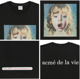 アクメドラビ(acme' de la vie) ADLV BABY FACE SHORT SLEEVE T-SHIRT BLACK JEWELRY