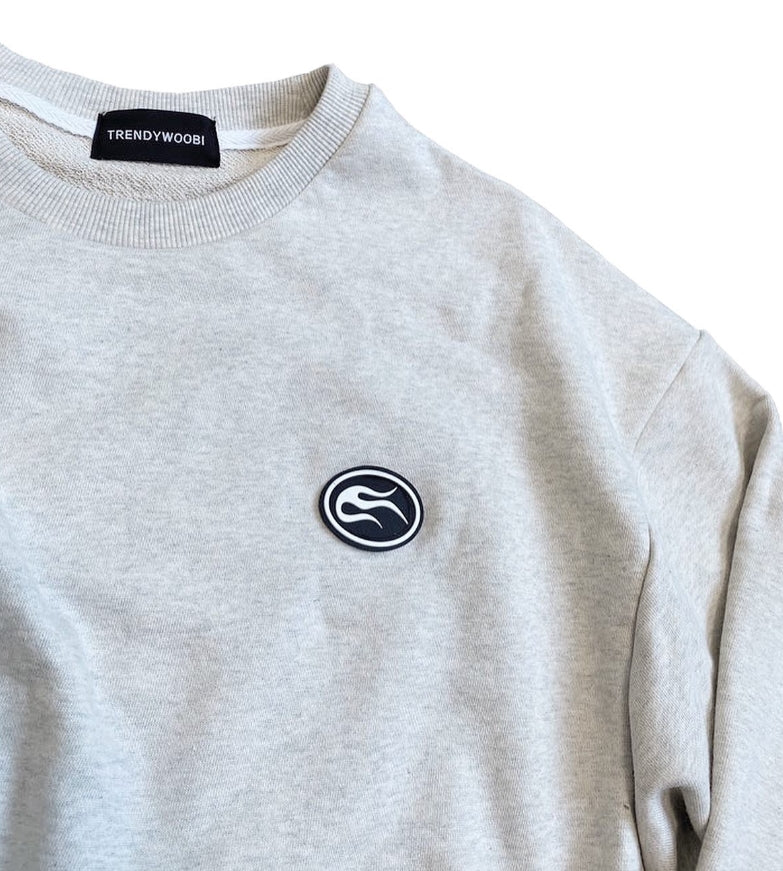 トレンディウビ(Trendywoobi) Sweat shirt oatmeal