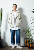 セイントペイン(SAINTPAIN)  SP UPTON RIDERS JACKET-IVORY