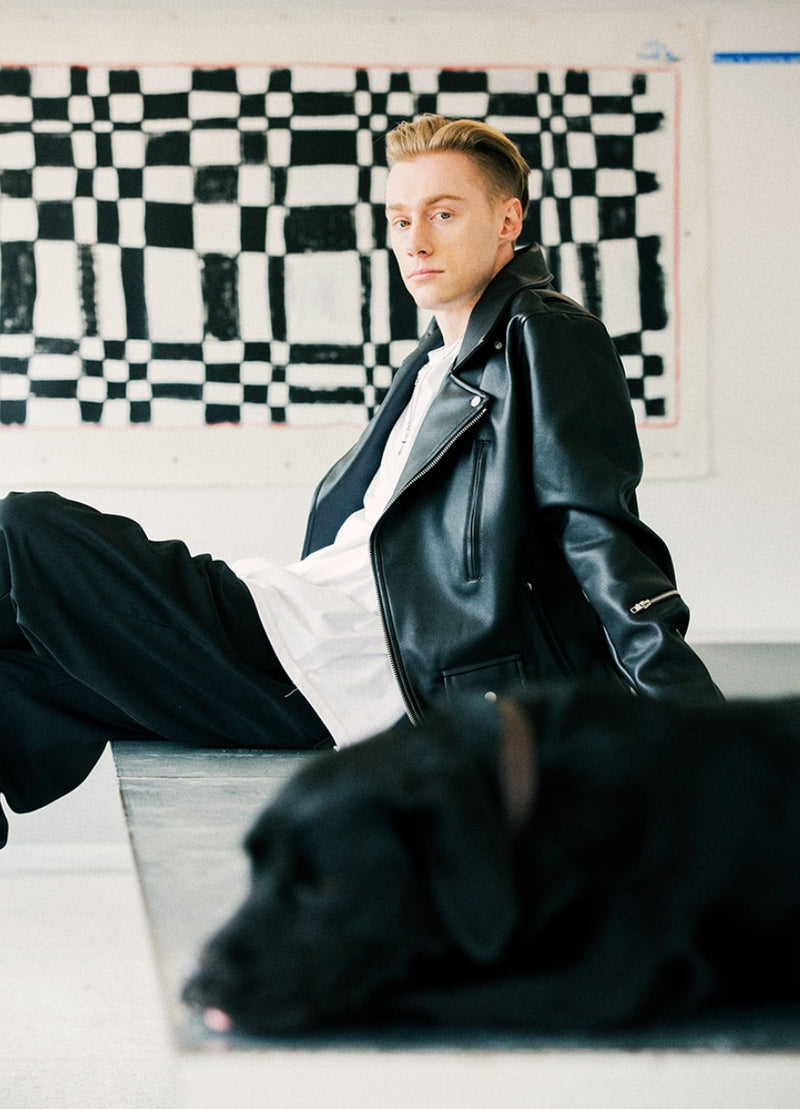 セイントペイン(SAINTPAIN)  SP UPTON RIDERS JACKET-BLACK