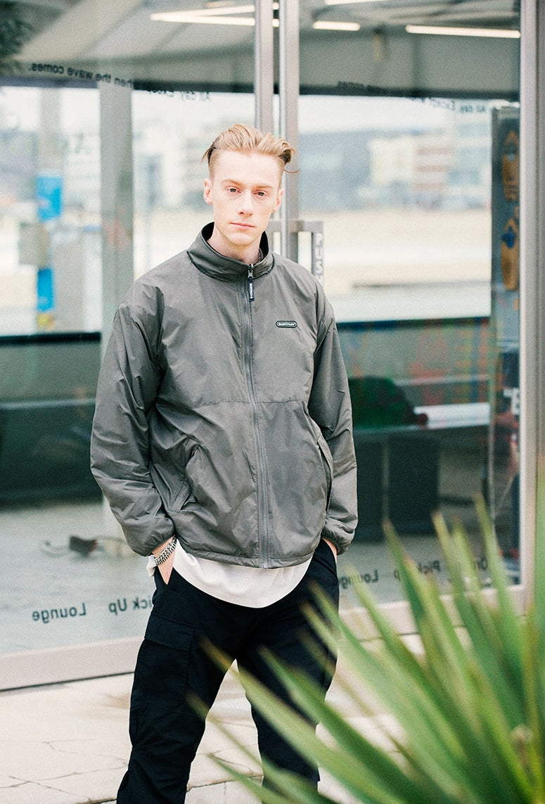 セイントペイン(SAINTPAIN)  SP MONO REVERSIBLE FLEECE JACKET-BLACK