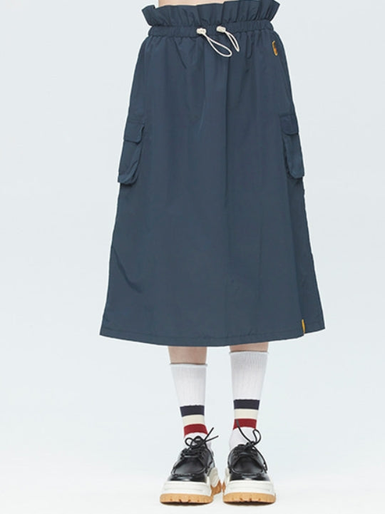 ロマンティッククラウン(ROMANTIC CROWN) GNAC EASY BANDING SKIRT_NAVY