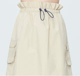 ロマンティッククラウン(ROMANTIC CROWN)GNAC EASY BANDING SKIRT_BEIGE