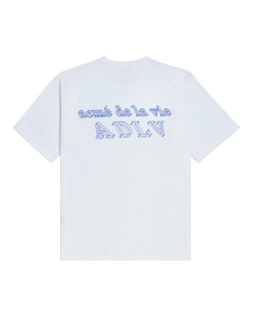 アクメドラビ(acme' de la vie) ADLV 3D SHORT SLEEVE T-SHIRT WHITE