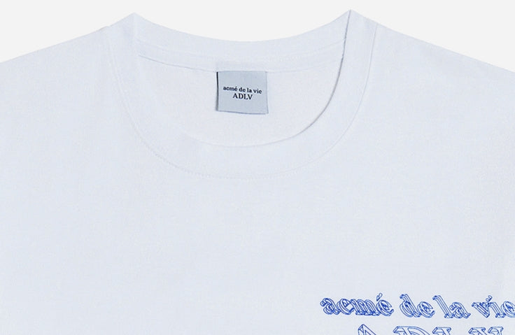 アクメドラビ(acme' de la vie) ADLV 3D SHORT SLEEVE T-SHIRT WHITE