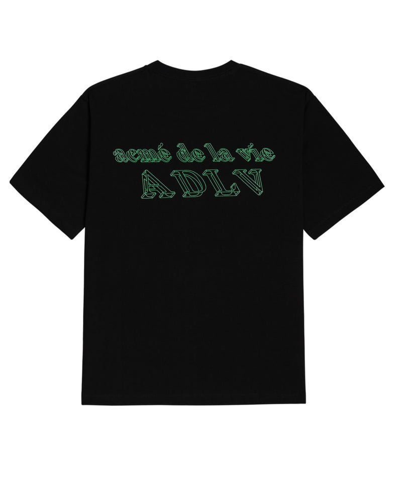 アクメドラビ(acme' de la vie) ADLV 3D SHORT SLEEVE T-SHIRT BLACK