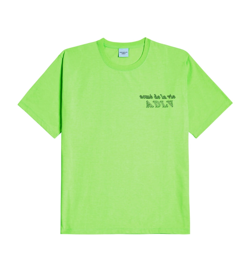 アクメドラビ(acme' de la vie) ADLV 3D SHORT SLEEVE T-SHIRT NEON GREEN