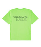 アクメドラビ(acme' de la vie) ADLV 3D SHORT SLEEVE T-SHIRT NEON GREEN